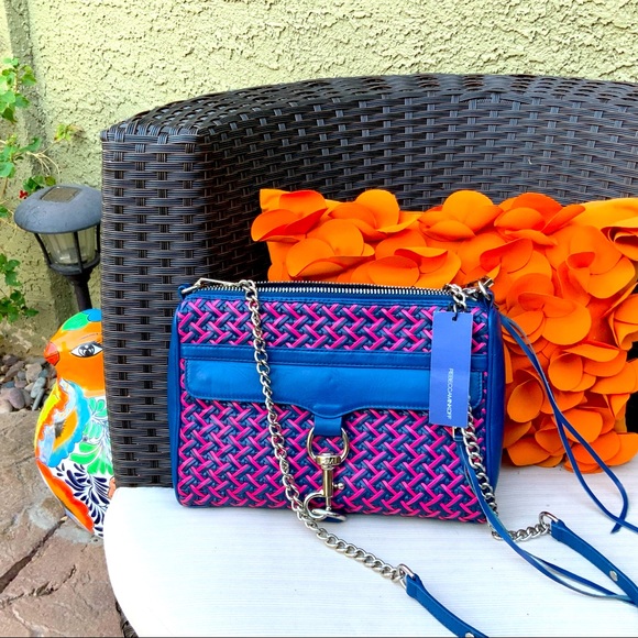 Rebecca Minkoff Large soft leather weave Crossbody - Picture 9 of 16